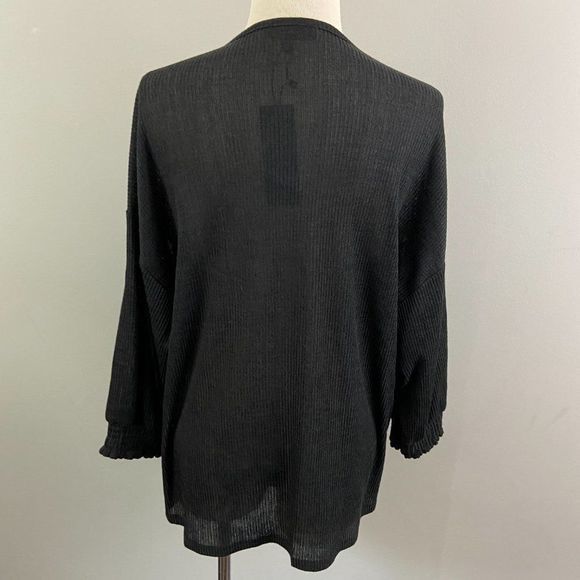 NWT ECLAIR Black Open Cardigan‎ (M) - Picture 6 of 9